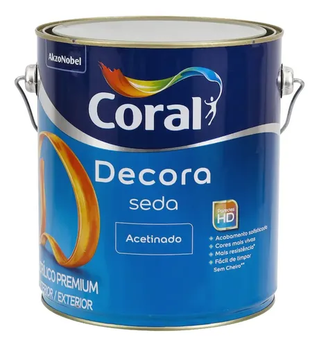Imagem do produto DECORA SEDA 3,2L CINZA NUVEM ESCURA CORAL