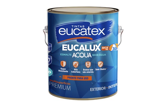 Imagem do produto ESMALTE BASE AGUA 0,9L BRANCO BR EUCATEX