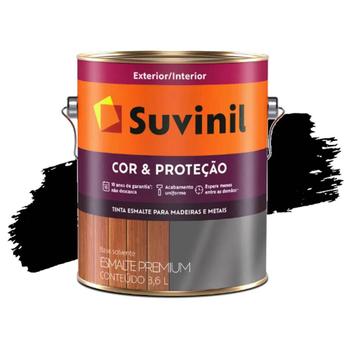 Imagem do produto ESMALTE F SUPER 3,6L PRETO FOSCO FORTNIL