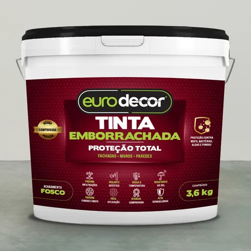 Imagem do produto TINTA EMBORRACHADA 3,6KG BRANCO ITATIUNGA