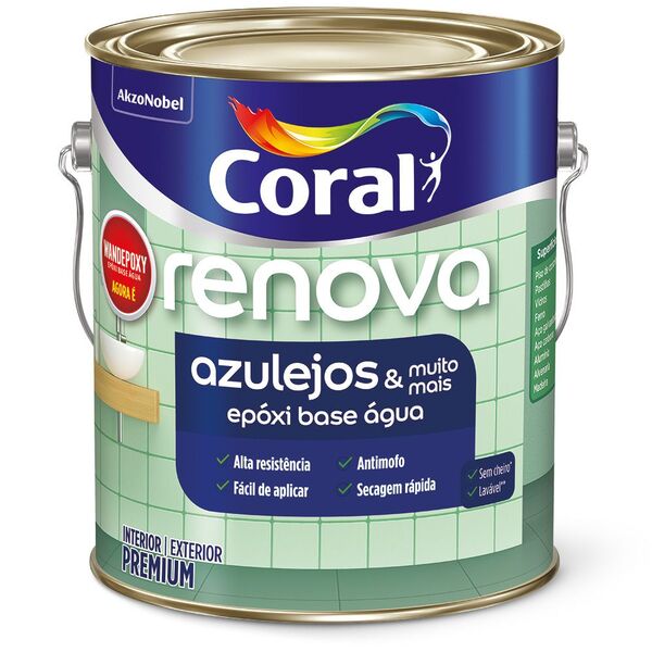 Imagem do produto TINTA EPOXI BRANCO BR BASE AGUA 3,6L CORAL