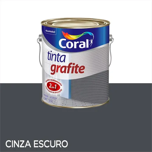 Imagem do produto TINTA ESMALTE GRAFITE ESCURO 3,6L CORAL