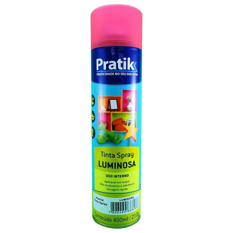 Imagem do produto TINTA SPRAY LUMINOSA FUNDO BR 400ML PRATIK