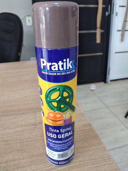 Imagem do produto TINTA SPRAY MARROM 400ML PRATIK