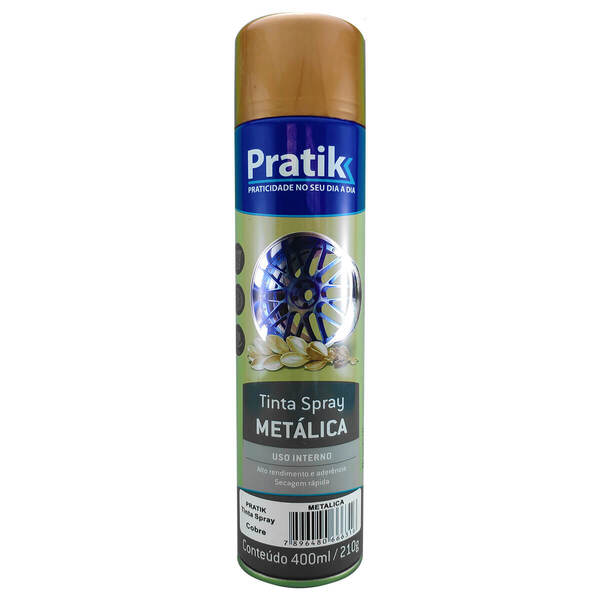 Imagem do produto TINTA SPRAY METALICA COBRE 400ML PRATIK