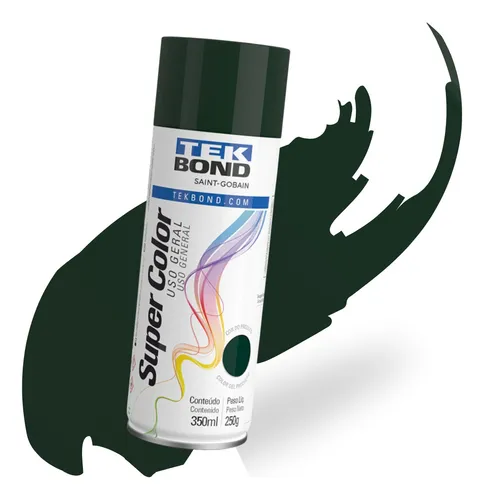 Imagem do produto TINTA SPRAY USO GERAL VERDE ESCURO 350ML TEKBOND