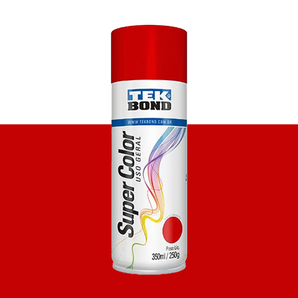 Imagem do produto TINTA SPRAY USO GERAL VERMELHO 350ML TEKBOND