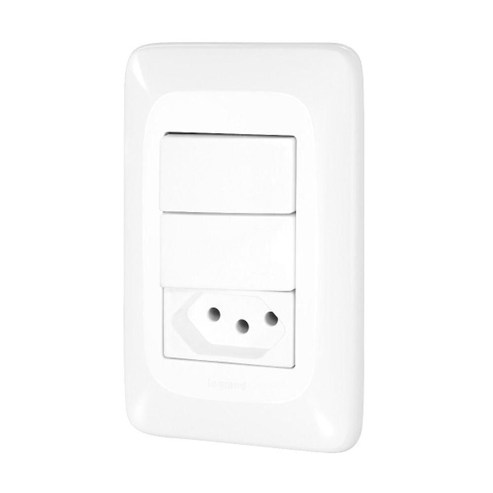 Imagem do produto INTERRUPTOR 1SEC SIMPLES + TOM 2P+T 10A POP PIAL