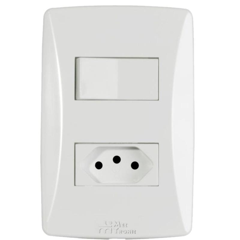 Imagem do produto INTERRUPTOR 2SEC + TOM 2P+T OVERLAP 10593-7 B-LUX