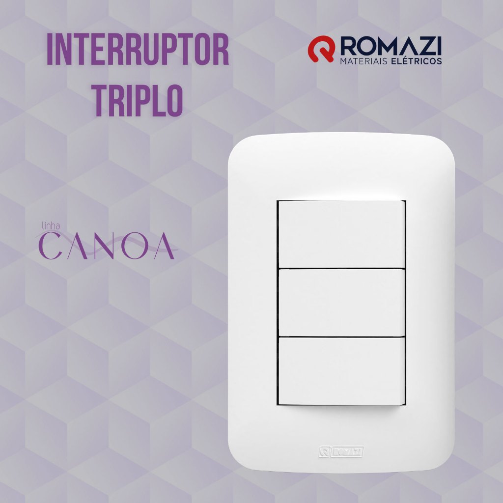 Imagem do produto INTERRUPTOR 3SEC PARAL BR CANOA REF 2639 ROMAZI