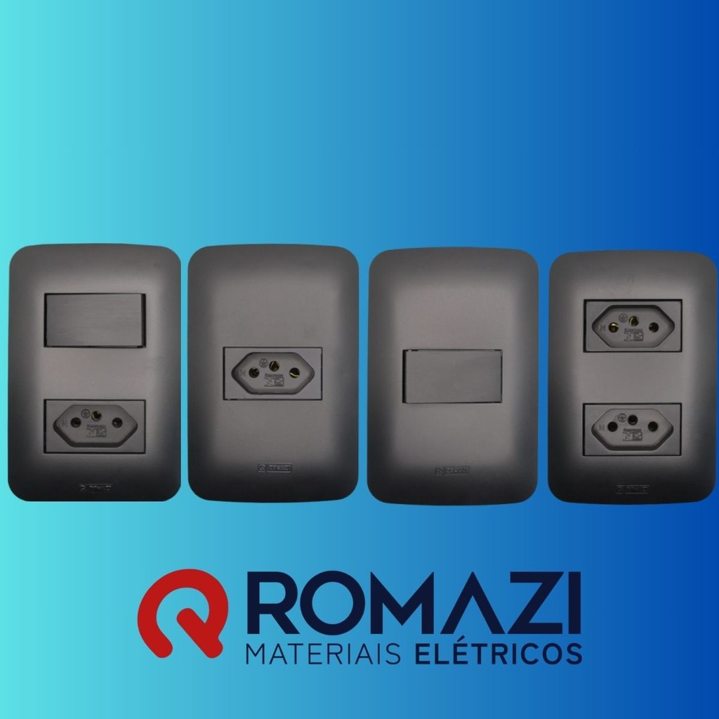 Imagem do produto MODULO INTERRUPTOR SIMPLES CANOA REF2502 ROMAZI