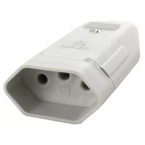 Imagem do produto PLUGUE FEMEA 2P+T 10A BR 6033 ROMAZI