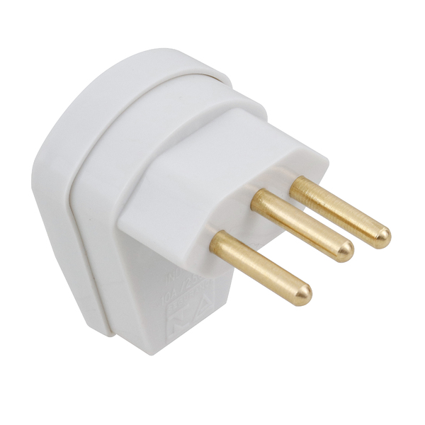 Imagem do produto PLUGUE MACHO 2P+T 10A 90° CZ 6007 ROMAZI