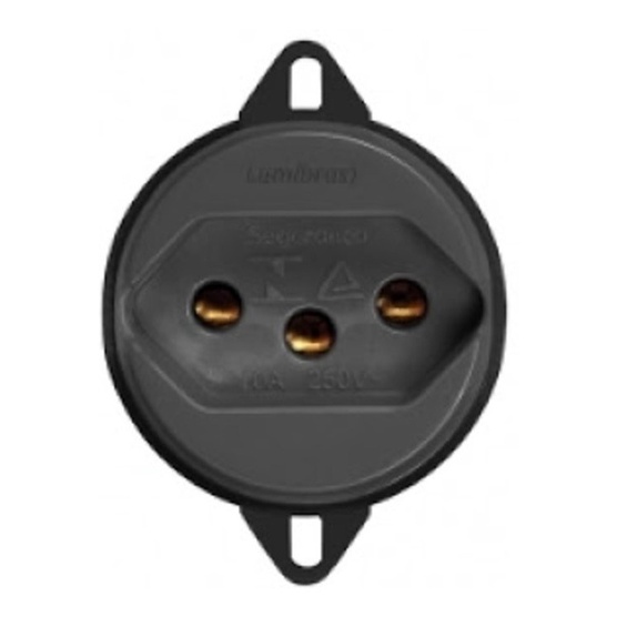 Imagem do produto TOMADA 2P+T 10A OVERLAP 10585-6 B-LUX