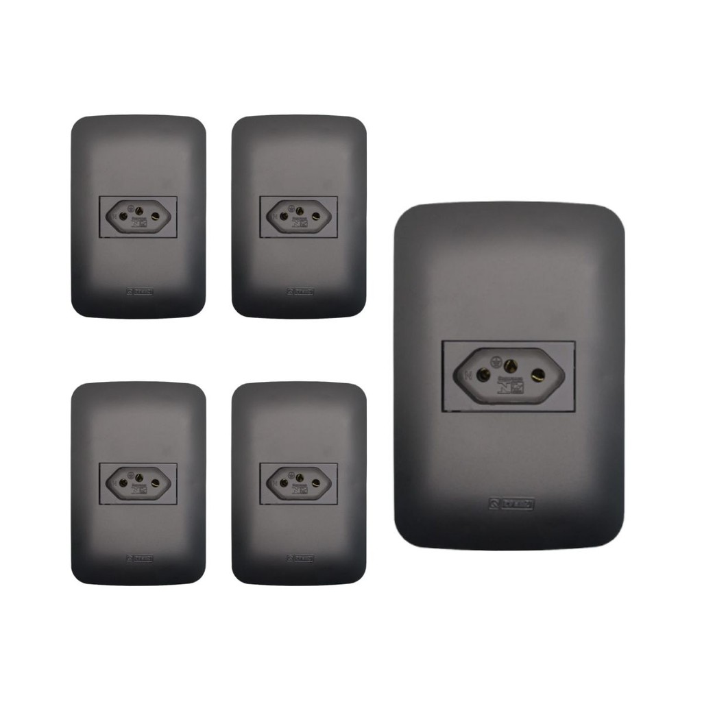 Imagem do produto TOMADA TRIPLA 2P+T 20A BR CANOA REF 1626 ROMAZI