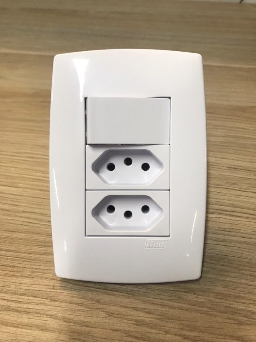 Imagem do produto INTERRUPTOR 1SEC + TOM 10A BR HOME 10464-7 B-LUX