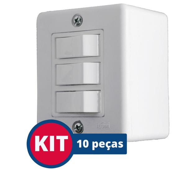 Imagem do produto INTERRUPTOR 3 SEC SIMPLES ILUMI