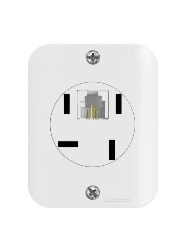 Imagem do produto TOMADA TELEFONE DUPLA RJ11 BR DUNAS 8114 ROMAZI