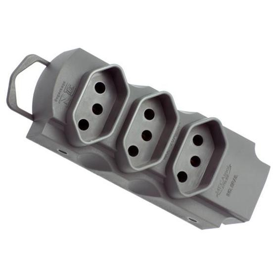 Imagem do produto ADAPT TRIPL 2P+T CINZA 6208 ROMAZI