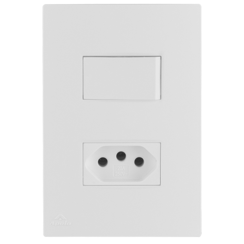 Imagem do produto INTERRUP SIMP 10A+ TOM 2P+T 20A 4X2 LGX10320 PIAL POP