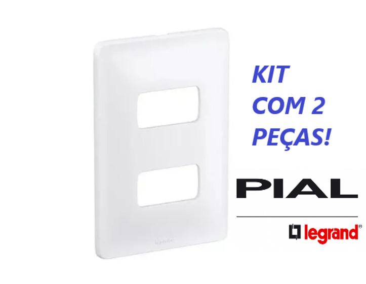 Imagem do produto PLACA 4X2 2 MOD C/ SUPORTE ZEFFIA 680182 PIAL