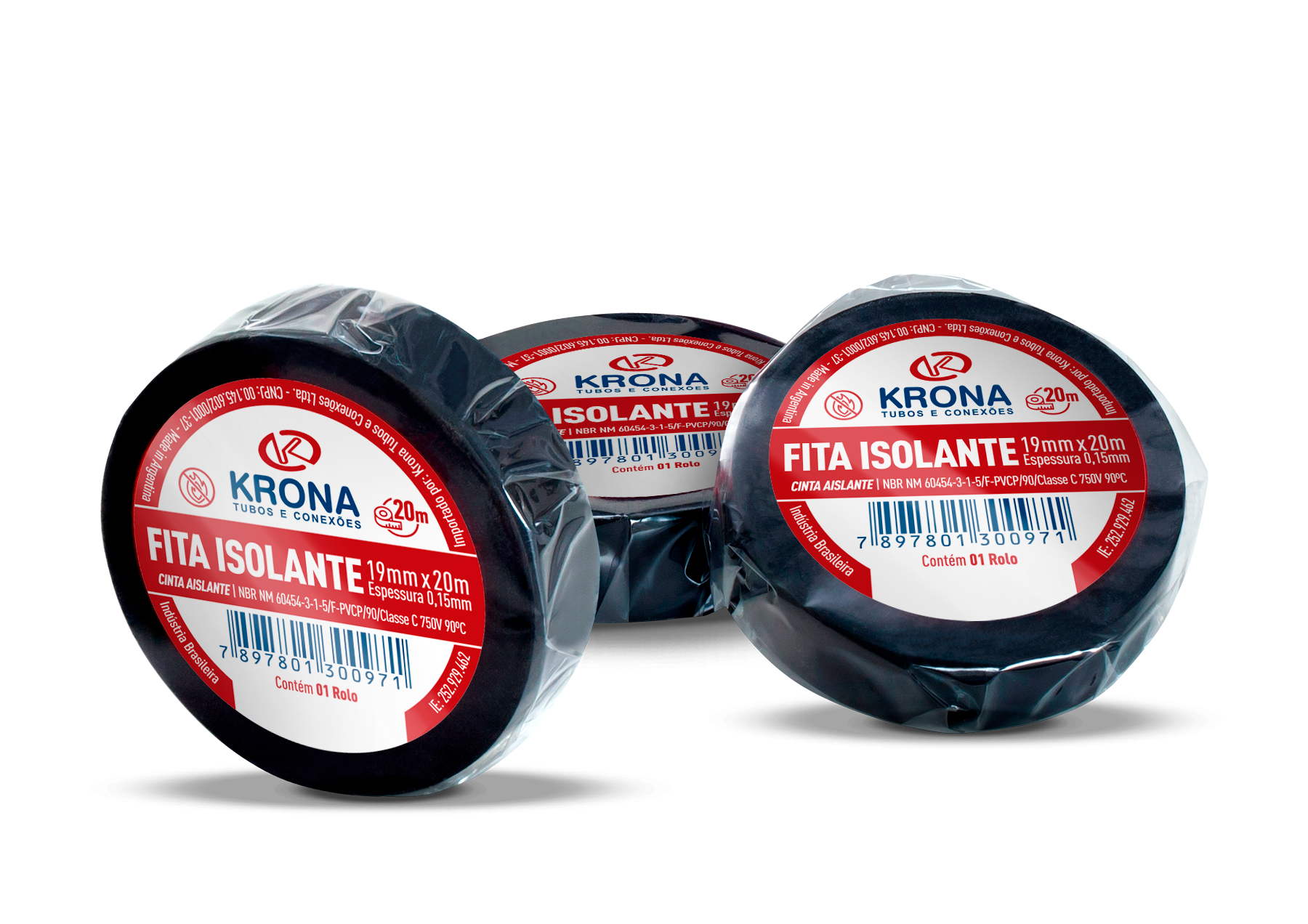 Imagem do produto FITA ISOLANTE 19MM X 10M KRONA
