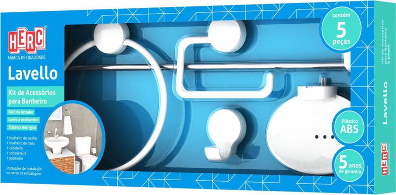 Imagem do produto KIT BANHEIRO LAVELLO BR 4090 HERC