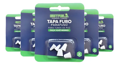 Imagem do produto TAPA FURO PARAFUSO PVC C/5PC ESTRELA