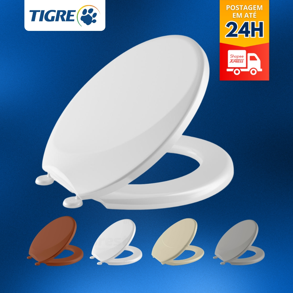 Imagem do produto ASSENTO SANIT ALMOF SUAVIT BEGE TIGRE