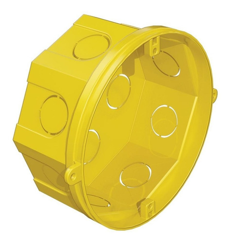 Imagem do produto CAIXA LUZ OCTOGONAL AMARELA 4X4 FORTLEV