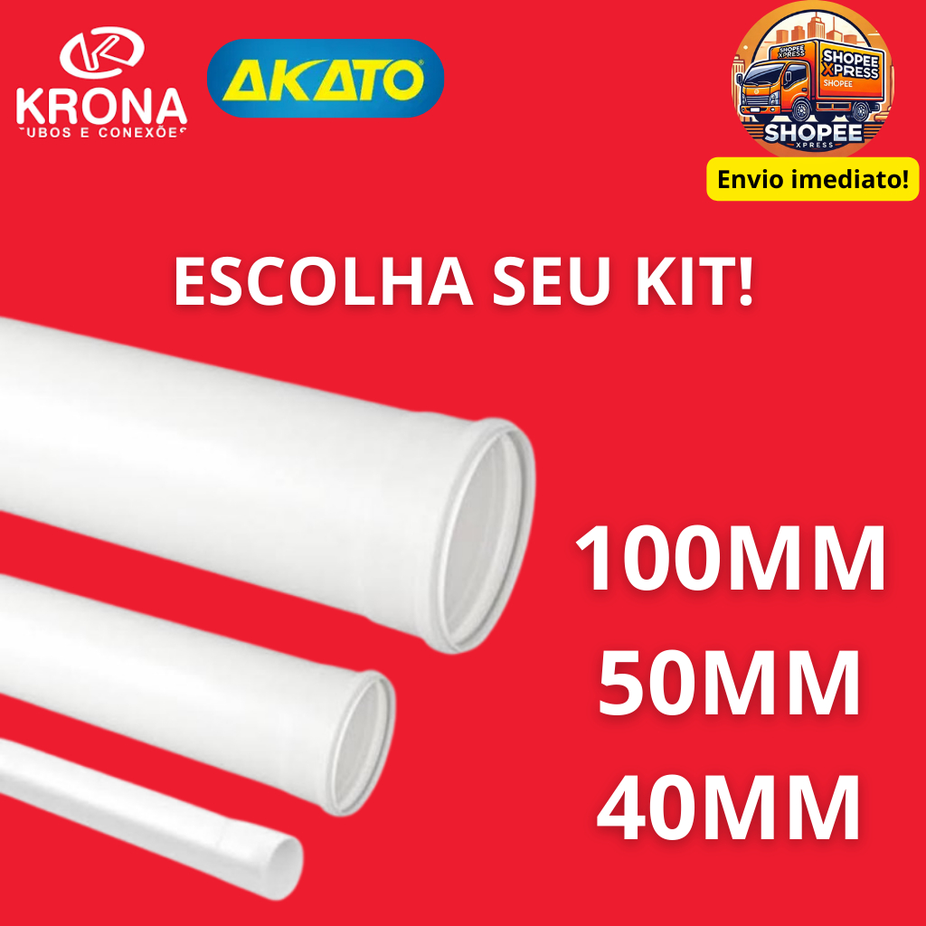 Imagem do produto TUBO ESGOTO 100MM METRO KRONA