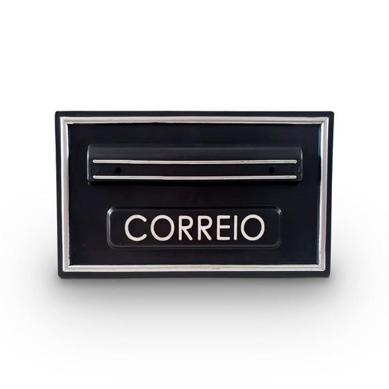 Imagem do produto CAIXA DE CORREIO N.04 P PVC PRETO/PRATA