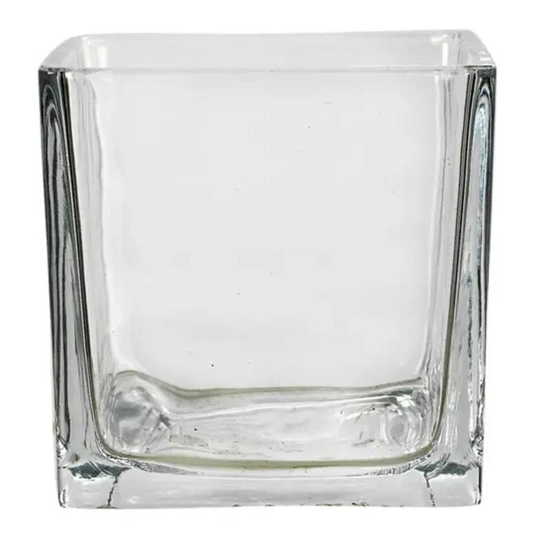 Imagem do produto VASO VIDRO QUADRADO DOURADO 6CM 41473-002 FLORARTE