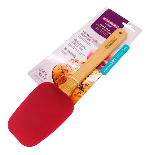 Imagem do produto CJ 2PC ESPATULAS BAMBU/SILICONE SANREMO