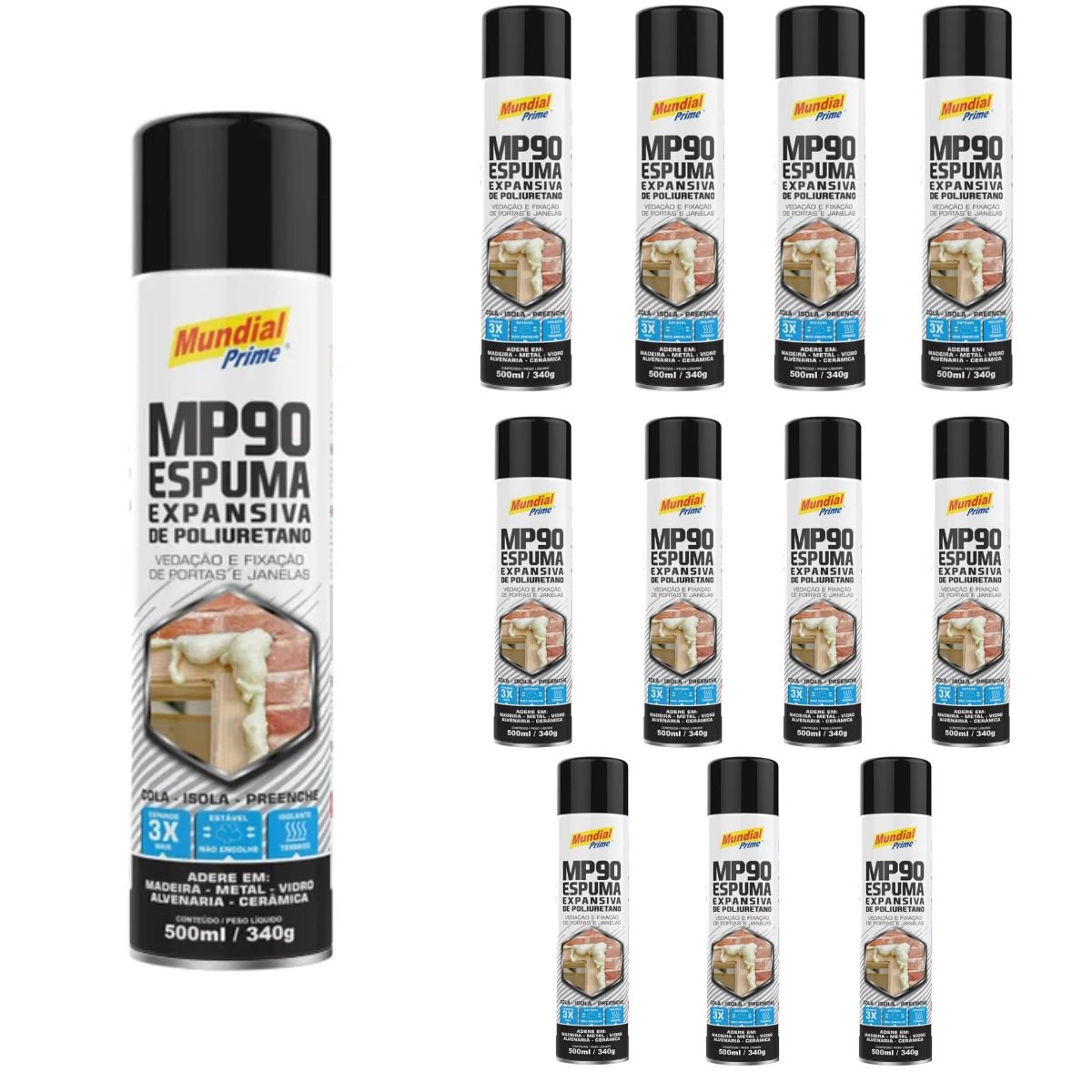 Imagem do produto ESPUMA EXPANSIVA 300ML MUNDIAL PRIME