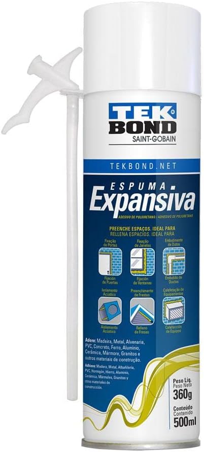 Imagem do produto ESPUMA EXPANSIVA DE PU 230G/300ML TEKBOND