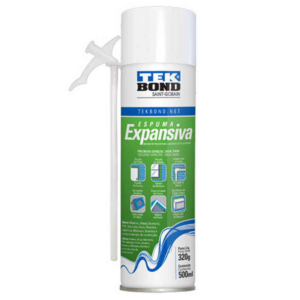 Imagem do produto ESPUMA EXPANSIVA DE PU 320G/500ML TEKBOND