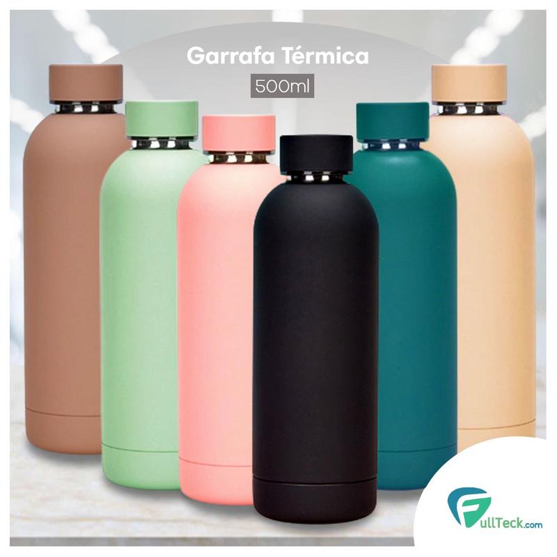 Imagem do produto GARRAFA TERMICA SILICONE 600ML HM500 SQU