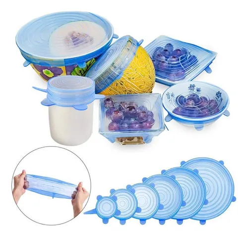 Imagem do produto KIT TAMPA SILICONE C/ 6 PCS CK2739