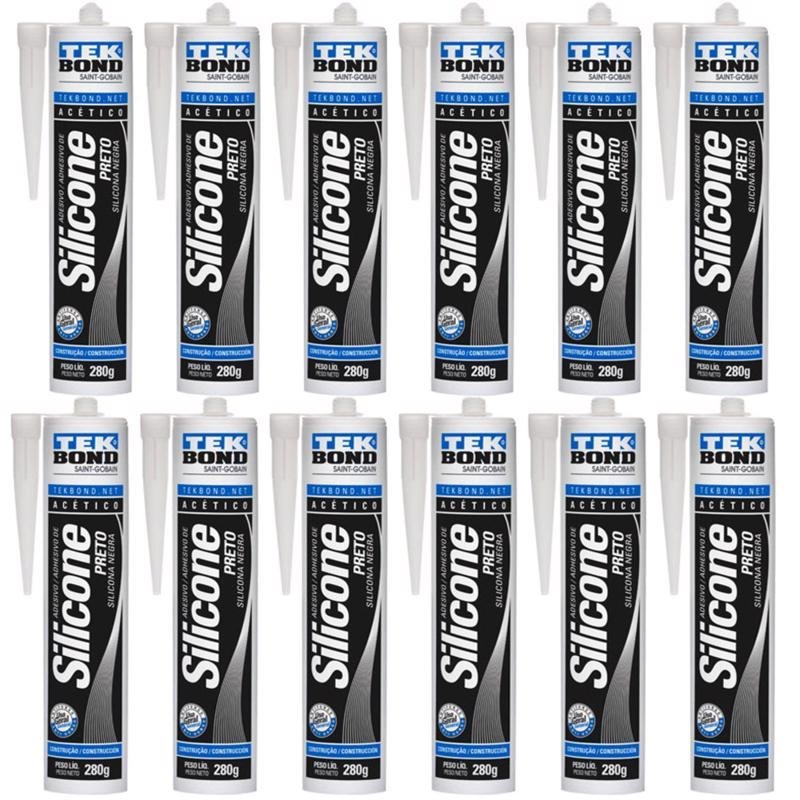 Imagem do produto SILICONE SACHE PRETO MARMOR 858G TEKBOND