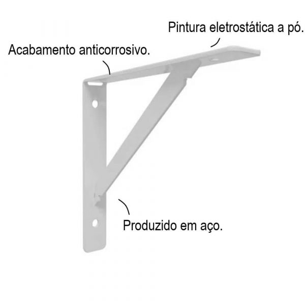 Imagem do produto CANTONEIRA DE FERRO 40CM MARCAS