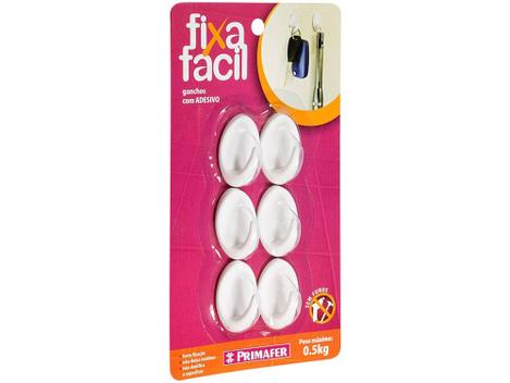 Imagem do produto GANCHO ADESIVO PLASTICO 6PC PRIMAFER