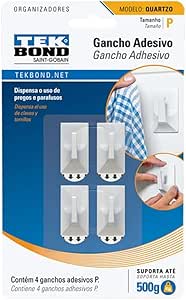 Imagem do produto GANCHO QUARTZO DE PLAST BRANCO P TEKBOND