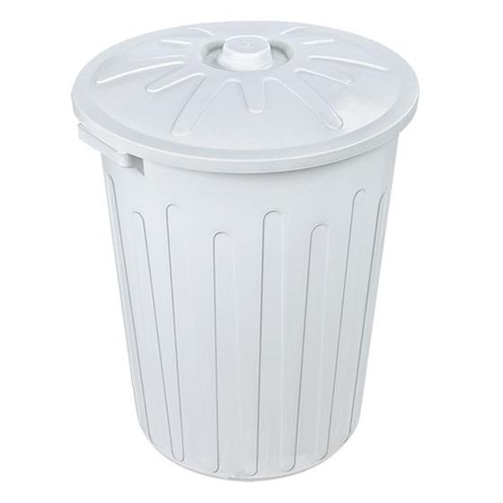 Imagem do produto LIXEIRA C/ SUPORTE TAMPA BRANCA ARTPLAS
