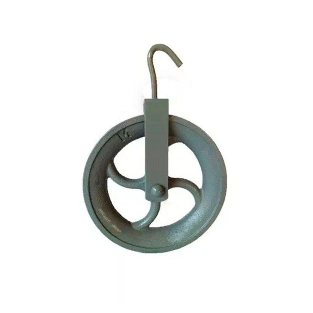 Imagem do produto ROLDANA METALICA 18CM C/ GANCHO MARCAS