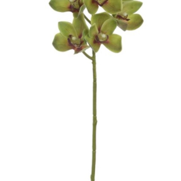 Imagem do produto H.ORQUIDEA CYMBIDIUM C/ COAT REAL TQ X7 LAR 67CM FLORARTE