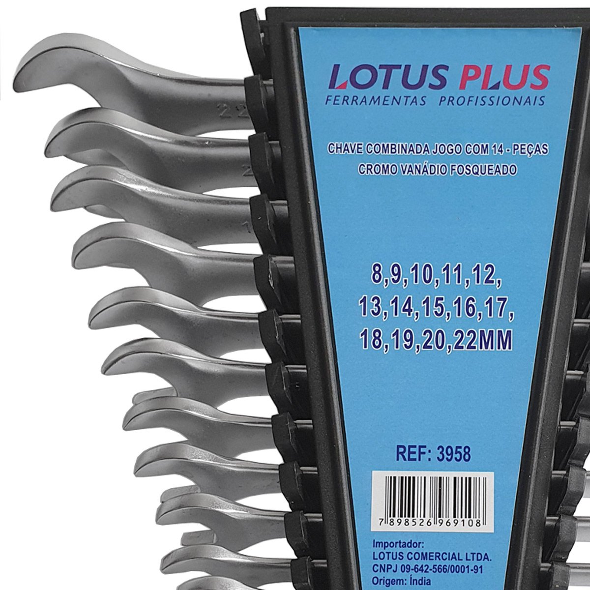 Imagem do produto CHAVE COMBINADA 12MM C/ CLIP 4206 LOTUS