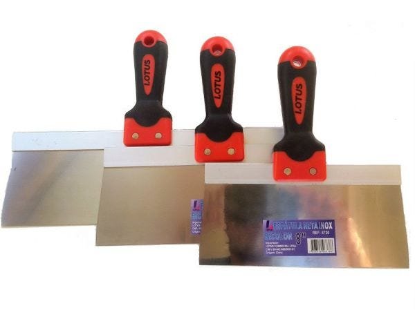 Imagem do produto ESPATULA CROMADA RETANGULAR 8CM LOTUS