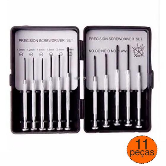 Imagem do produto JOGO CHAVE PRECISAO C/11 PCS FERTAK