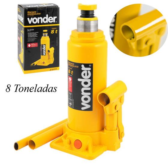 Imagem do produto MACACO HIDRAULICO GARRAFA 8.0T VONDER